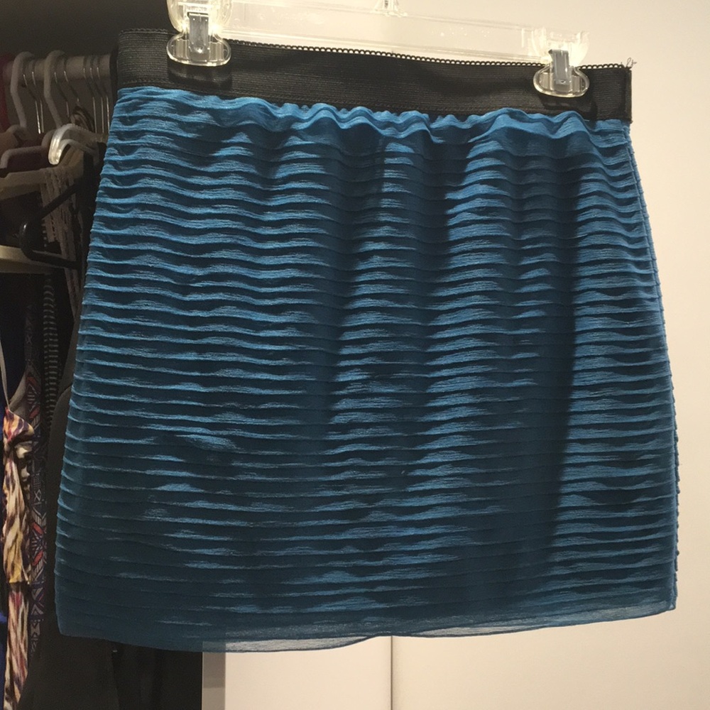 Blue Mini Skirt